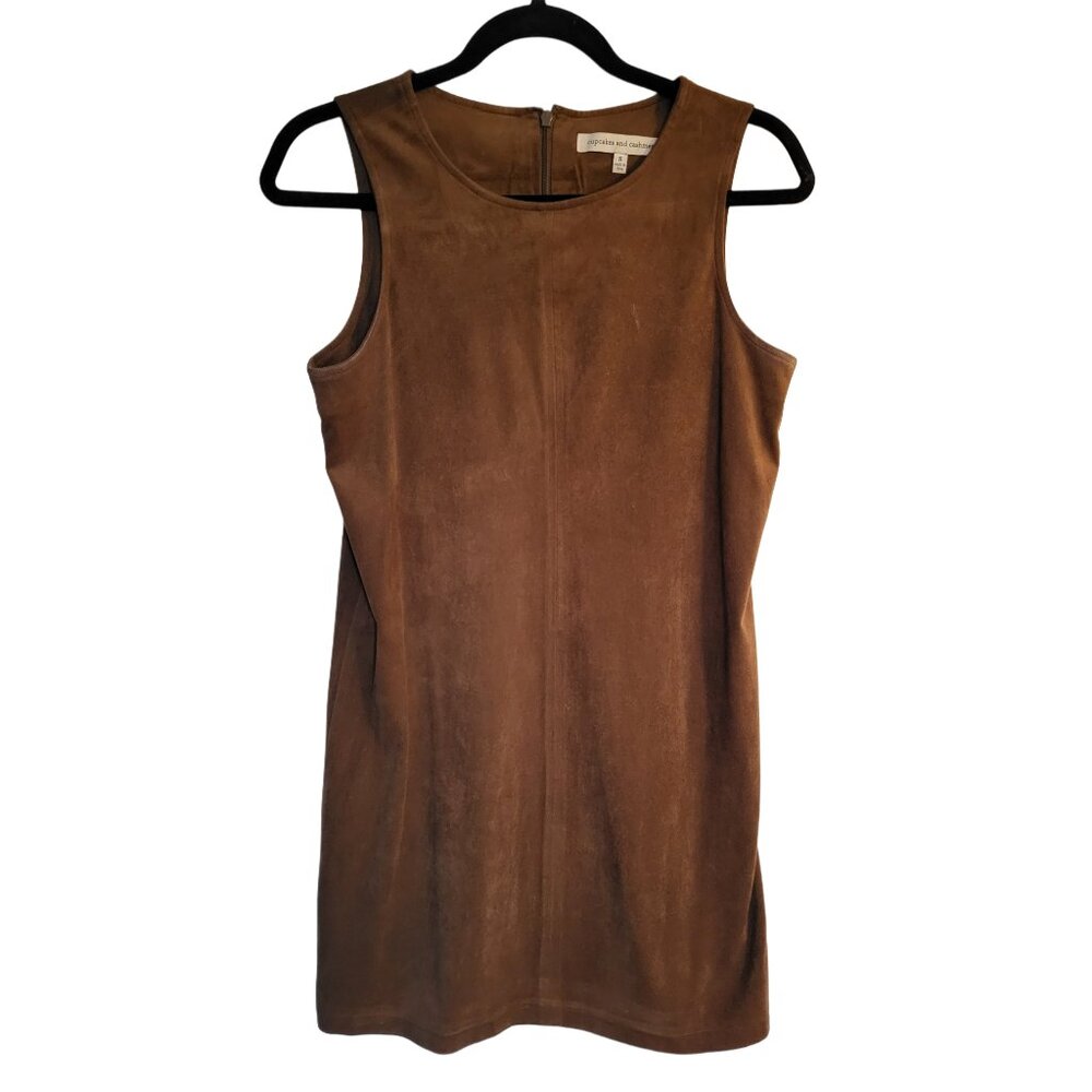 Faux Suede Mini Dress